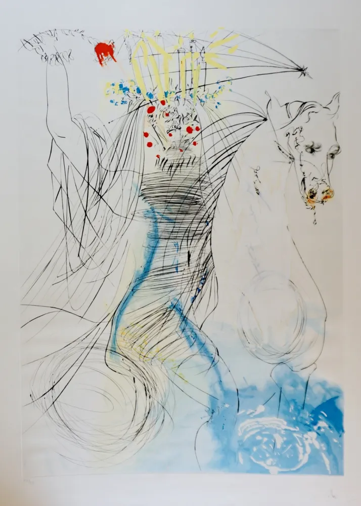 Gravura Dali - Sainte Lucie