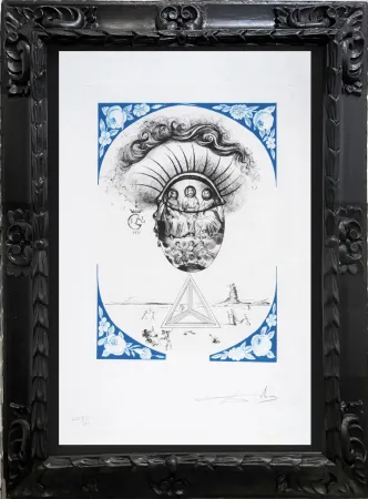 Gravura Dali - Sainte Trinité  Sainte Persistance de la mémoire