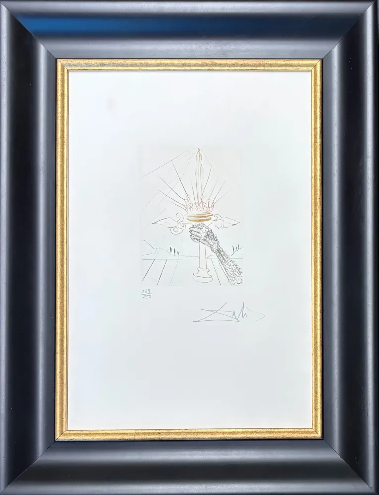 Ponta-Seca Dali - Salvador Dalì (1904-1989) - King John - Drypoint, etching - 1970