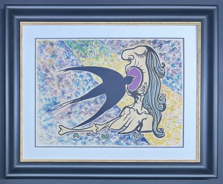 Litografia Dali - Salvador Dalì - Civiltà Sconfitta(Civilization Defeated) - 1973 - Coloured lithograph on Arches paper.