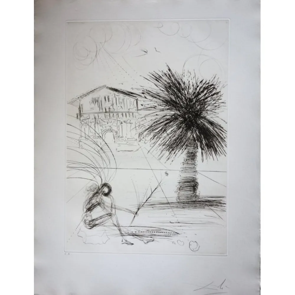 Gravura Dali - San Francisco : Mission Dolores