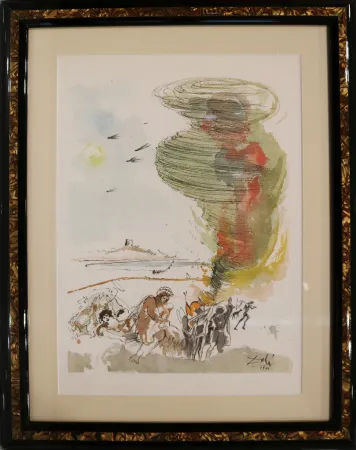 Litografia Dali - Sed libera nos a malo