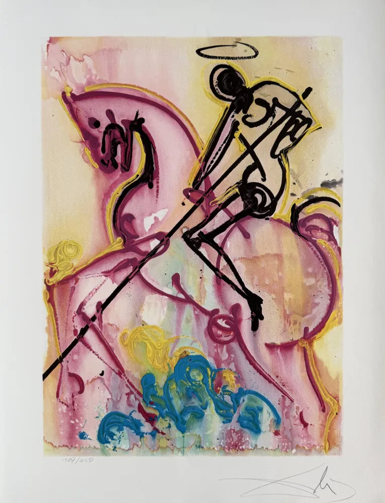 Litografia Dali - St. George