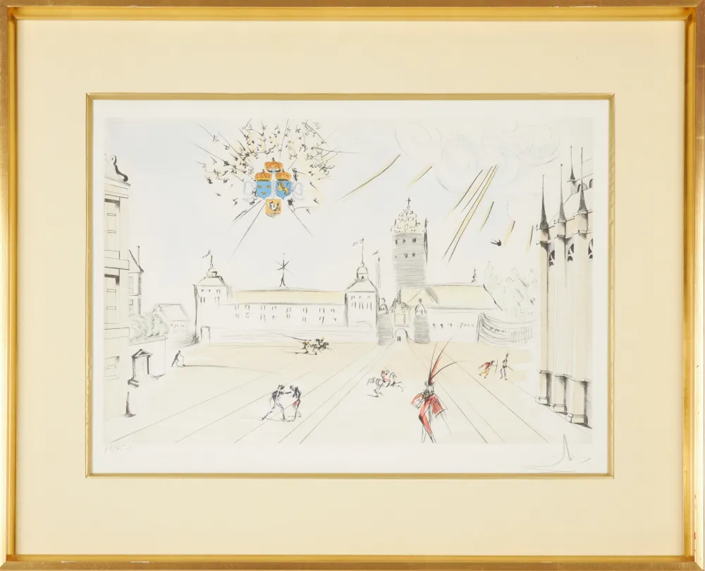 Gravura Dali - Stockholms Slott