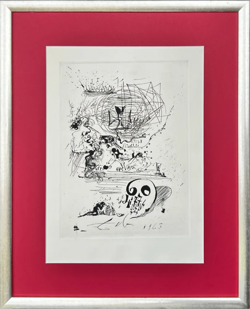 Água-Forte Dali - Study for a Second Dream