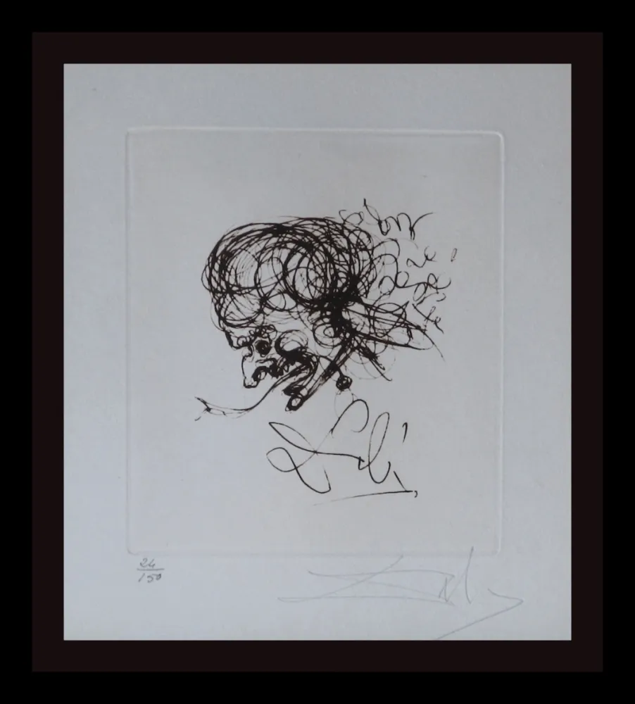 Gravura Dali - Symbols Devil