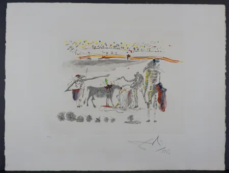 Gravura Dali - Tauramachie Surrealiste The Parrots