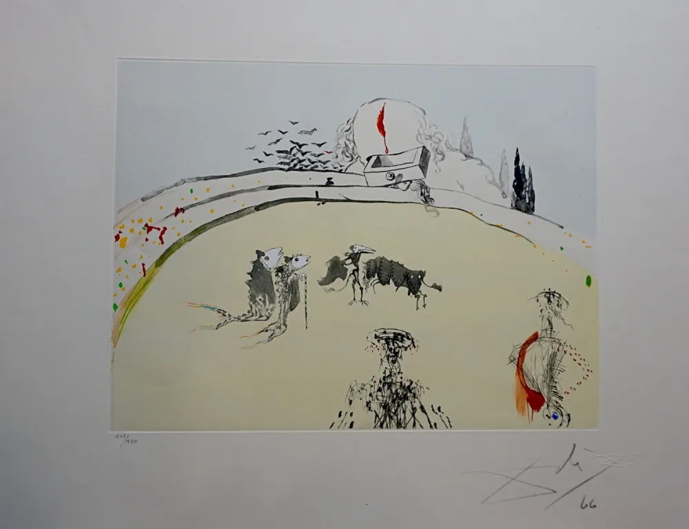 Gravura Dali - Tauromachie Surrealiste Bullfight With Drawer