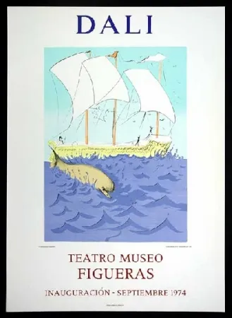 Cartaz Dali - Teatro Museo Figueras.