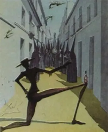Litografia Dali - The bird has flown