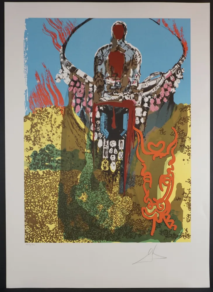 Litografia Dali - The Bullfighter (Golden Calf)