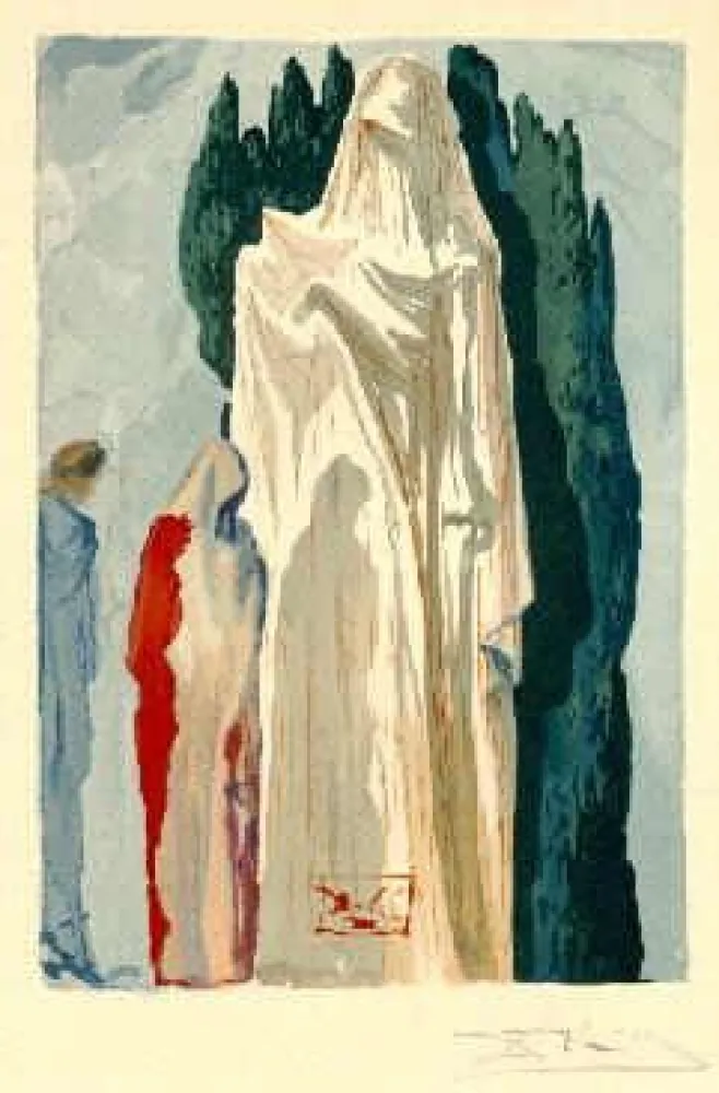 Litografia Dali - The Divine Comedy - Hell - Chant 10