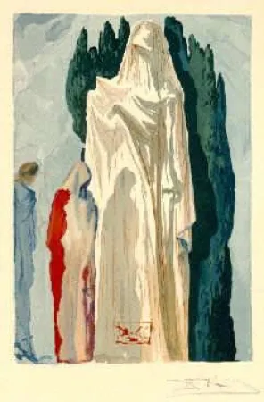 Litografia Dali - The Divine Comedy - Hell - Chant 10