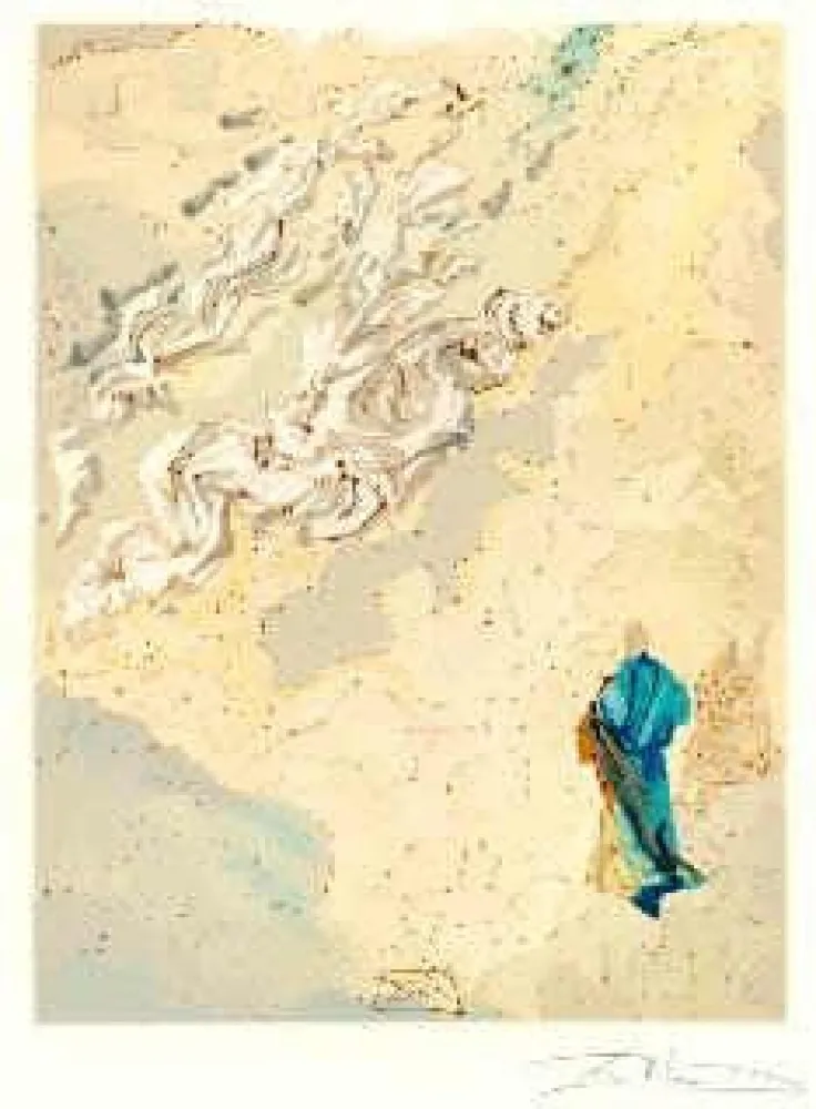 Litografia Dali - The Divine Comedy - Paradise - Chant 20