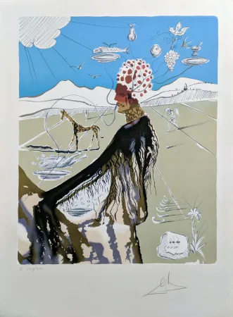 Litografia Dali - THE EARTH GODDESS (THE CHEF)
