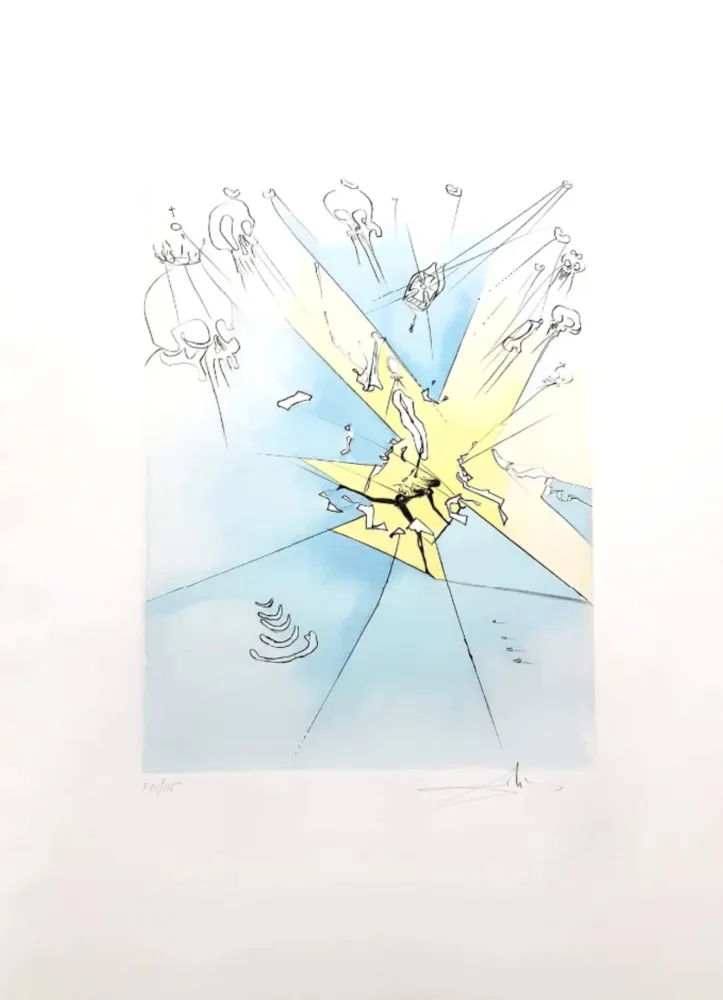 Gravura Dali - The Grand Inquisitor Expels the Savior