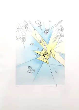 Gravura Dali - The Grand Inquisitor Expels the Savior