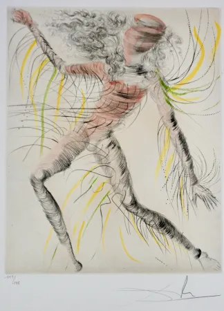 Gravura Dali - The Hippies The Cosmonaut