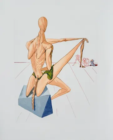 Xilogravura Dali - The Inferno, Canto 5 - Minos