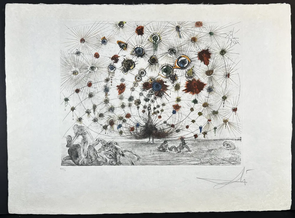 Gravura Dali - The Mythology Argus Color