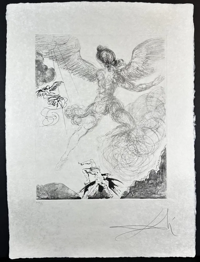 Gravura Dali - The Mythology Icarus
