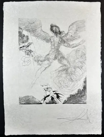 Gravura Dali - The Mythology Icarus