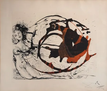 Gravura Dali - The Mythology The Milky Way