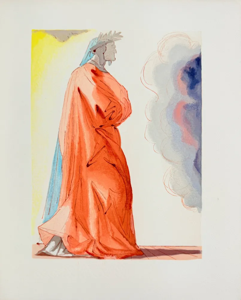 Xilogravura Dali - The Paradise, Canto 1 - Dante