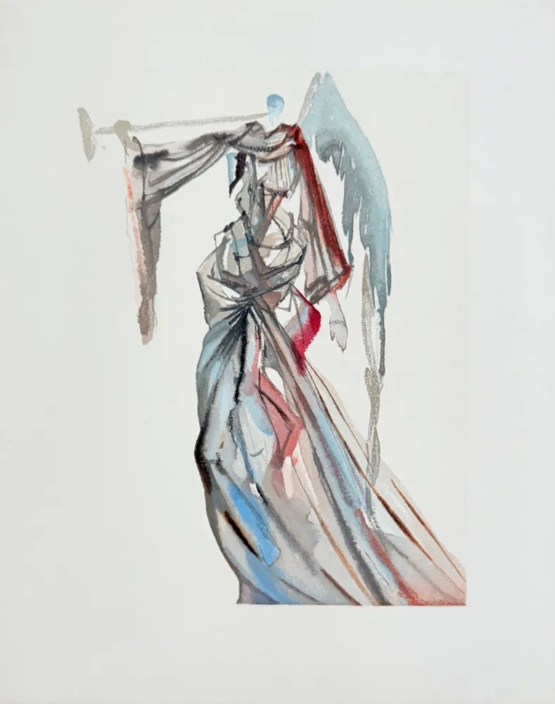 Xilogravura Dali - The Paradise, Canto 10 - The Angel of the Sun