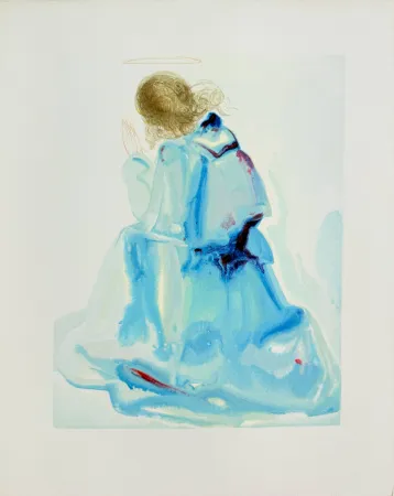 Xilogravura Dali - The Paradise, Canto 2 - The Angel