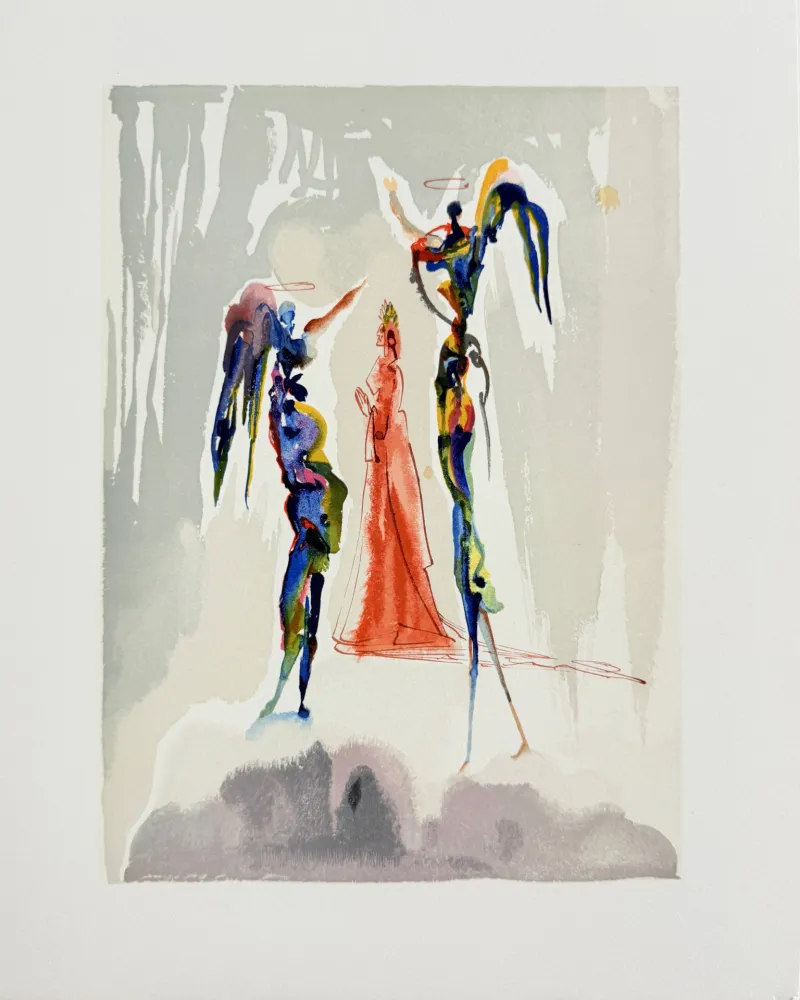 Xilogravura Dali - The Paradise, Canto 27 - The Gloria Patri