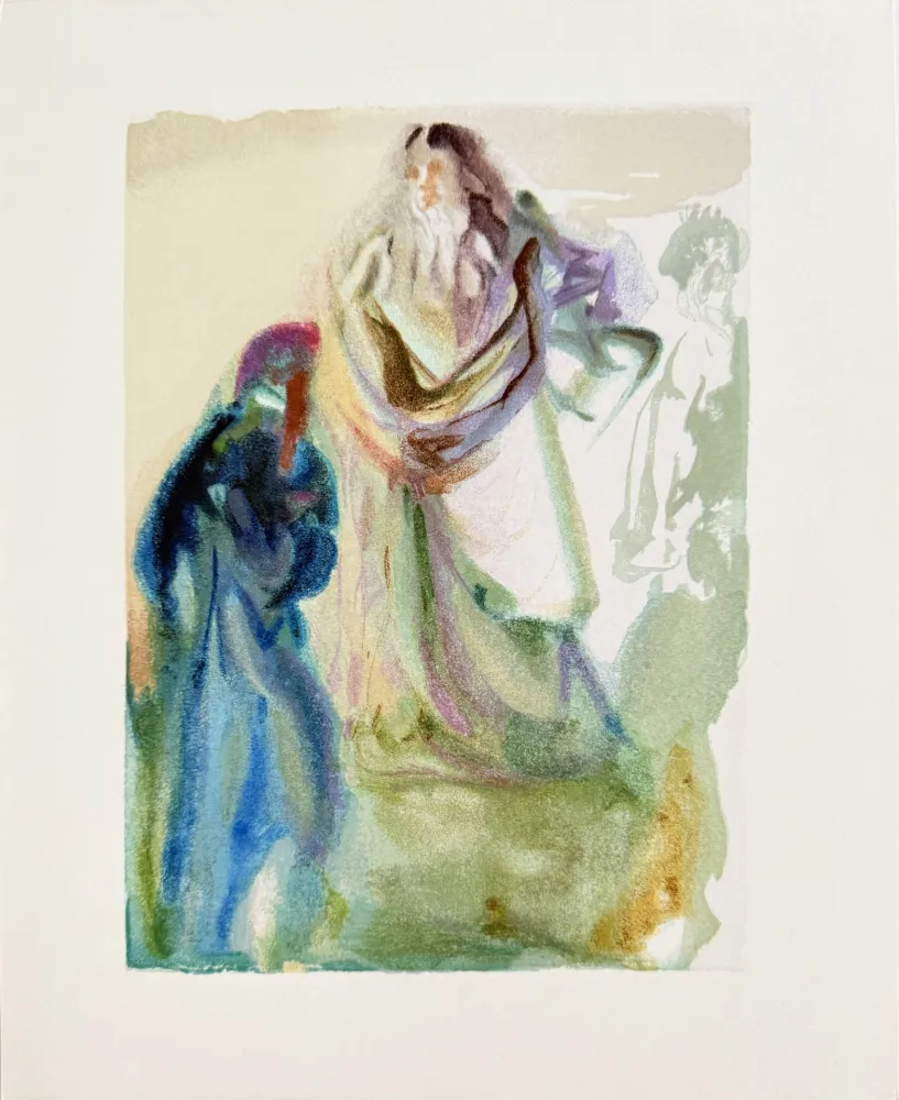 Xilogravura Dali - The Paradise, Canto 28 - The Movement Toward God