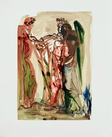 Xilogravura Dali - The Purgatory, Canto 11 - The Proud Ones