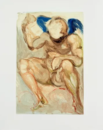 Xilogravura Dali - The Purgatory, Canto 15 - Envy