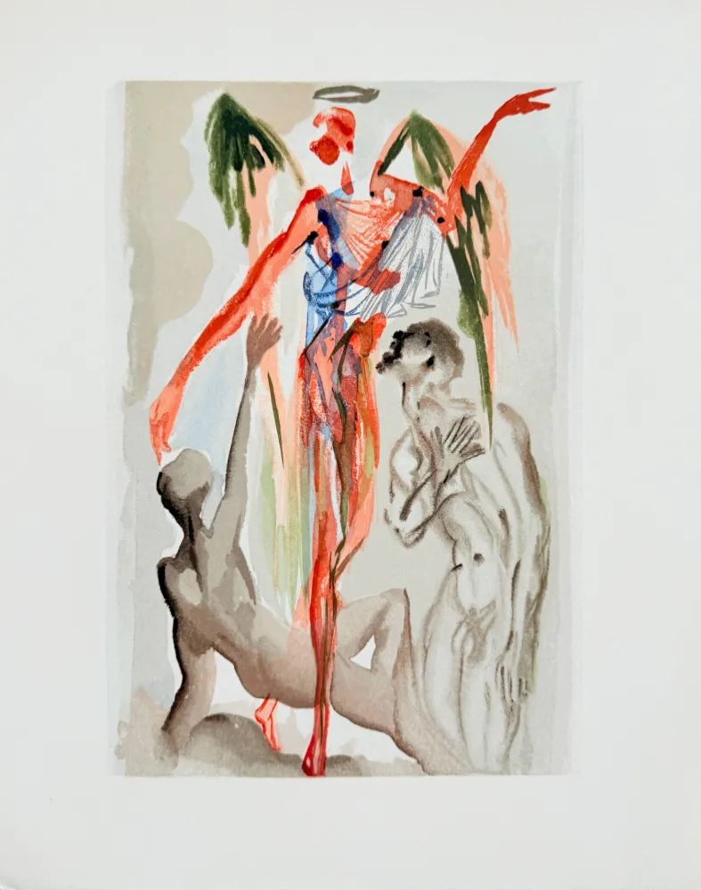 Xilogravura Dali - The Purgatory, Canto 32 - The Barthly Paradise