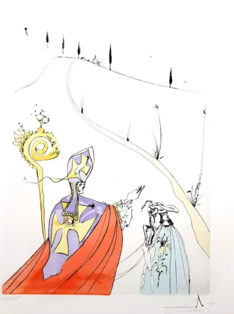 Gravura Dali - The Sacred Love of Gala