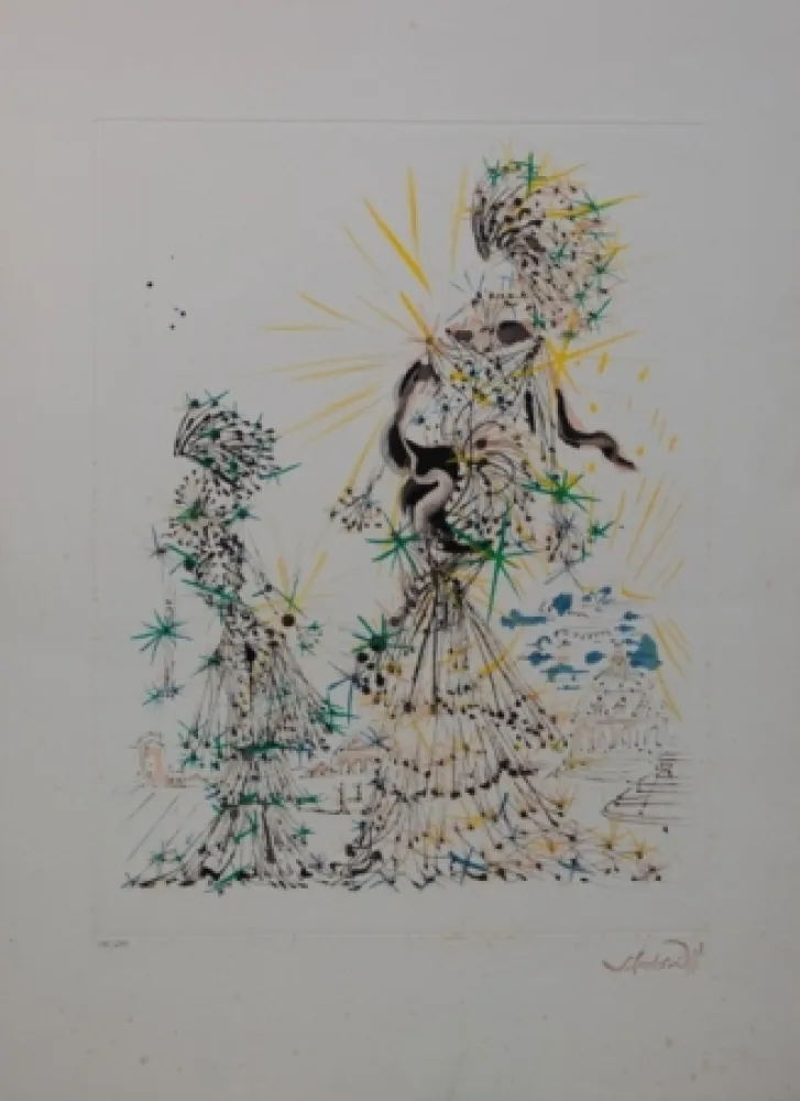 Água-Forte Dali - The scarf