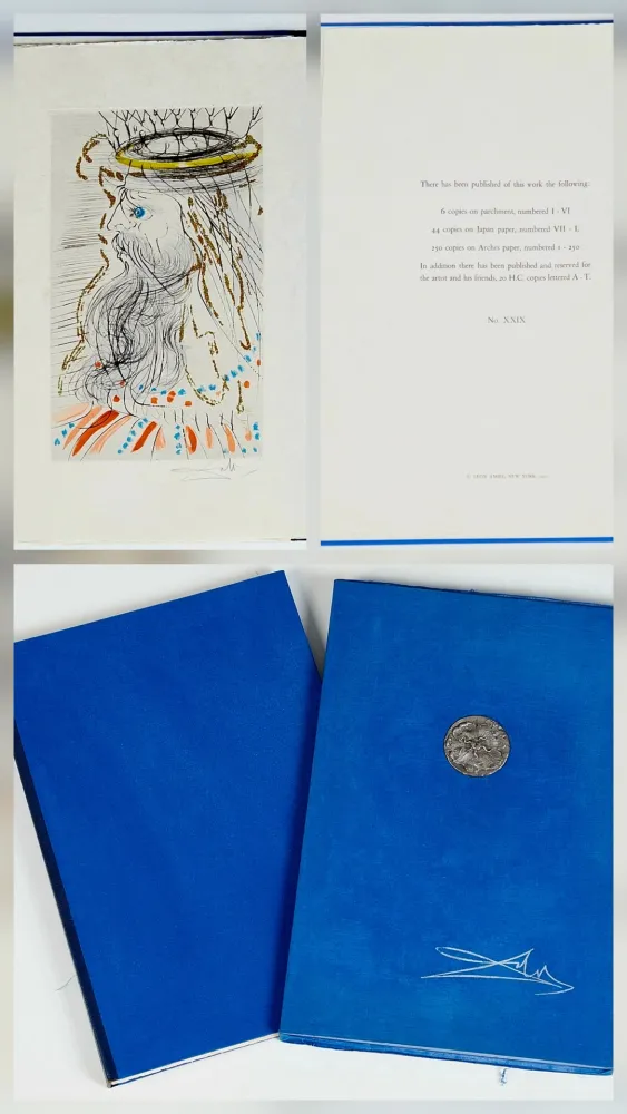 Livro Ilustrado Dali - The Song of Songs of King Solomon Deluxe Japan