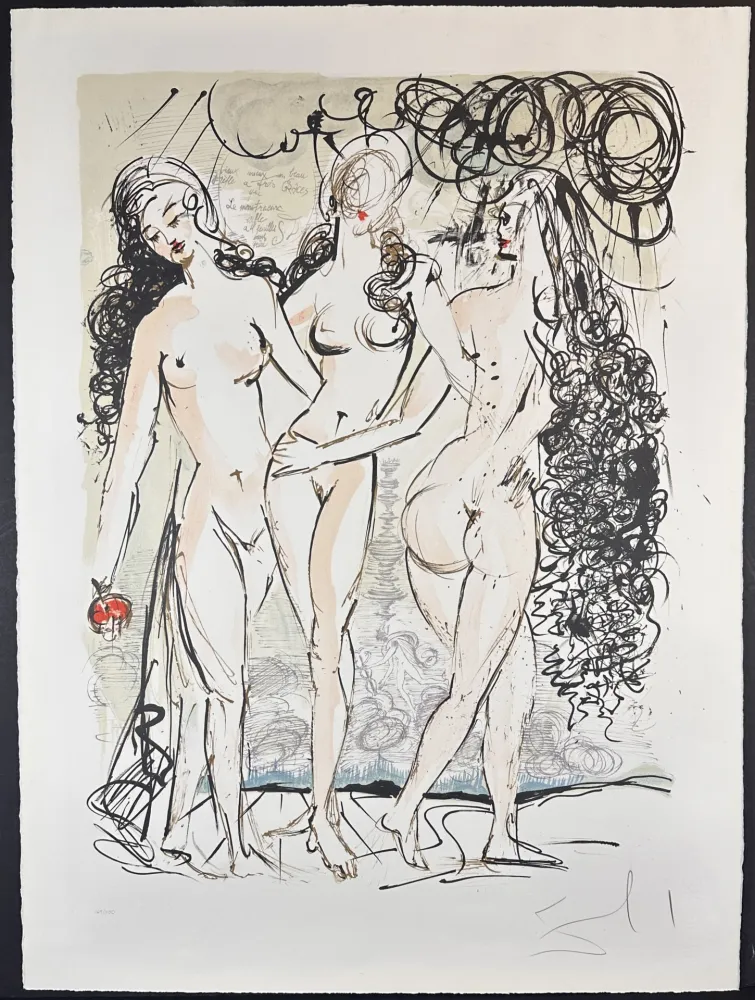 Litografia Dali - The Three Graces 