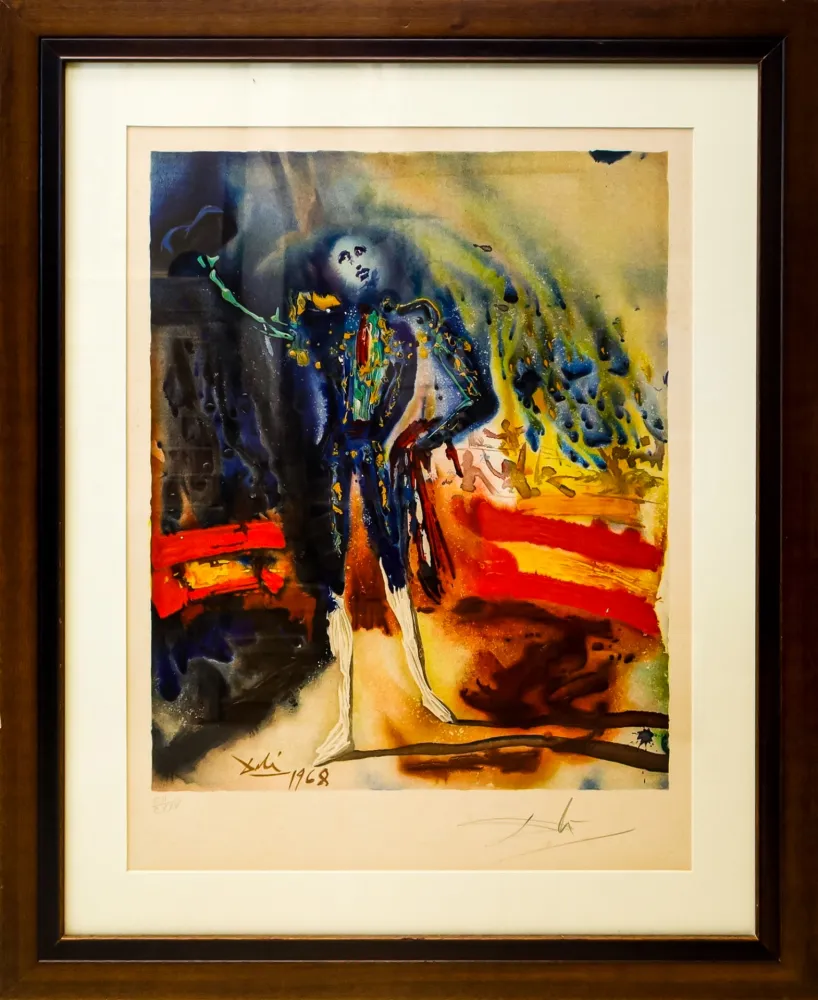 Litografia Dali - Tribute to Escamillo