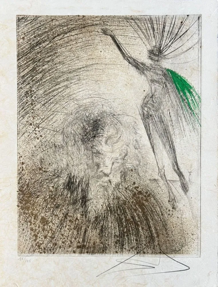 Água-Forte Dali - Vieux Faust