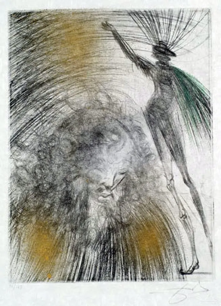 Gravura Dali - Vieux Faust (Old Faust)