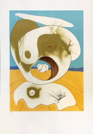 Gravura Dali - VISION PLANETAIRE ET SCATOLOGIC