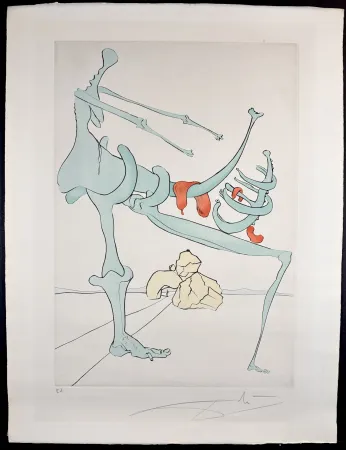 Gravura Dali - Visions de Quevedo Mother and Child