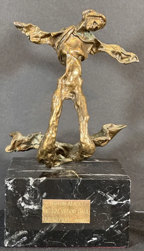 Múltiplo Dali - Winged Triton (Triton Alado) Bronze Sculpture