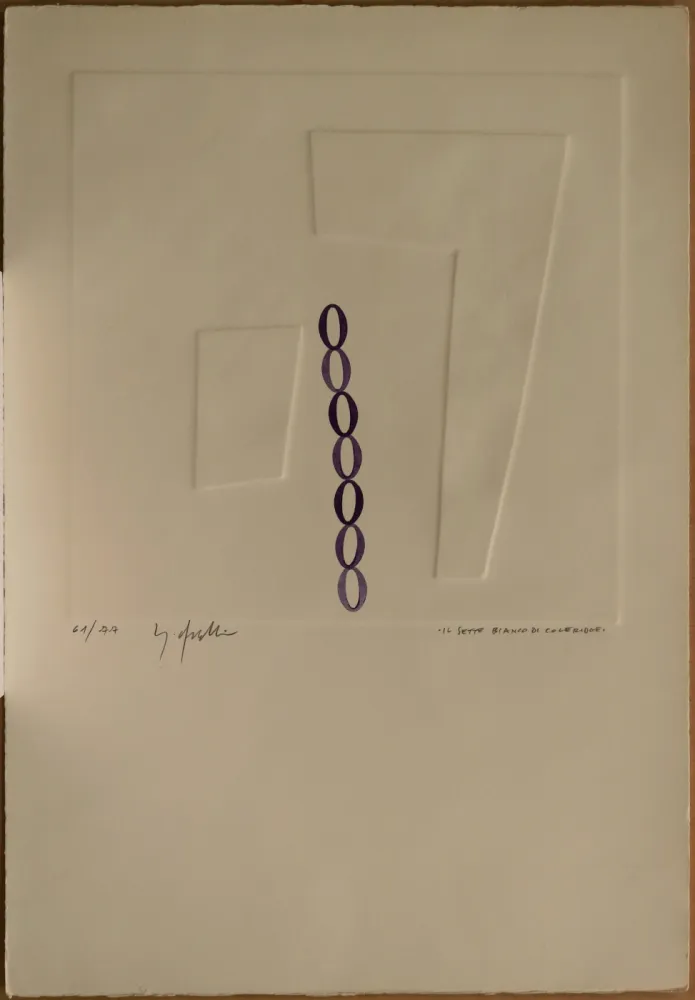 Relevo Dangelo - Il 7 bianco di Coleridge