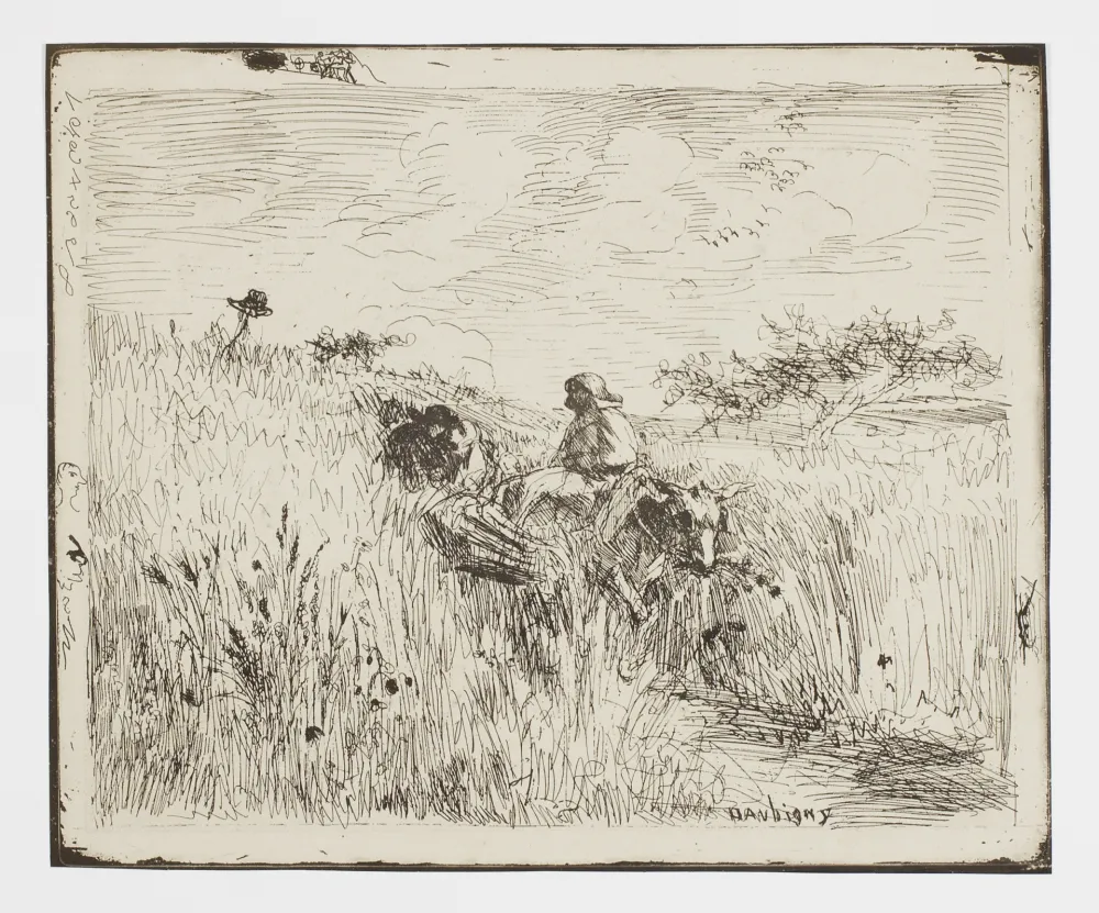 Sem Técnica Daubigny - Sentier dans les Blés (The Path in the Wheatfield)
