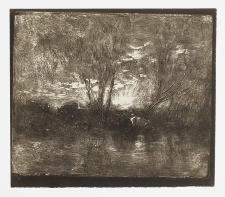 Sem Técnica Daubigny - Vaches à l’Abreuvoir (Cows at a Watering Place)