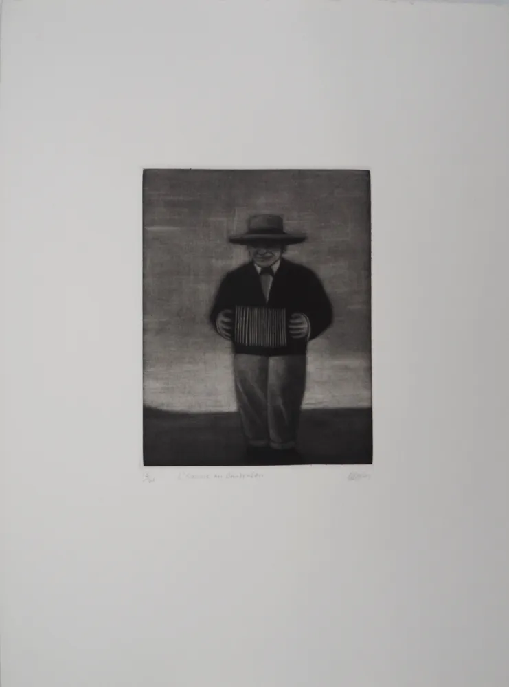 Gravura Davies - L'homme au bandonéon