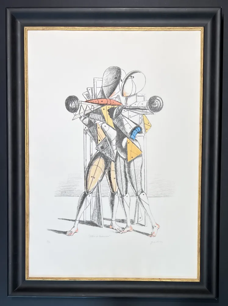 Litografia De Chirico - Giorgio de Chirico (1888–1978) - Coloured lithograph on paper - 1970